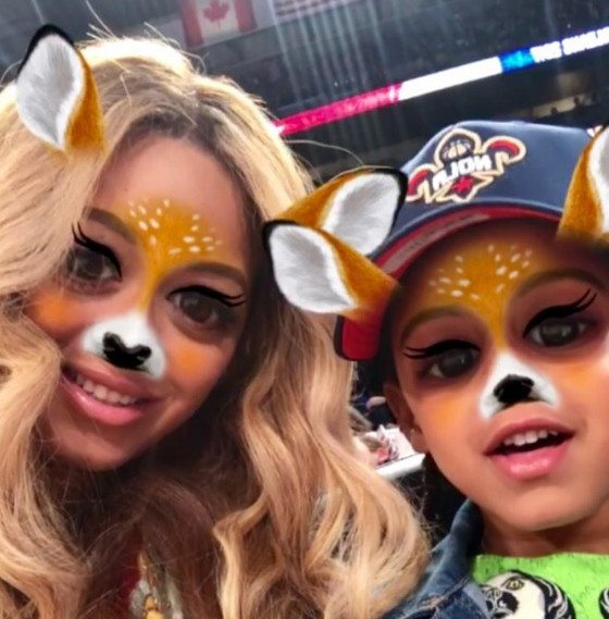 Beyoncé, Blue Ivy Snapchat Beyoncé, Blue Ivy Snapchat